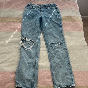 Good American mid rise jeans size:8